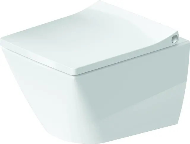 Duravit Viu Compact Vegghengt toalett 365x480 mm, Rimless, Hvit m/HG 