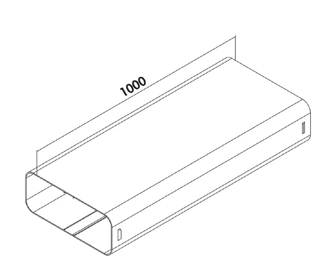 Eico Prime fastrør 90x220 mm, Grå 