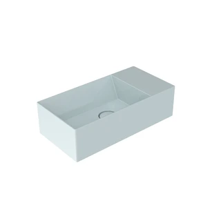 Flaminia Applight 50 Toppmontert Servant 50x25 cm, u/overl&#248;p, Azzurro Polvere