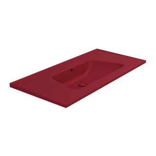 Flaminia Bloom 105 Vegghengt Servant 107x51,5 cm, m/overl&#248;p, Rosso Rubens