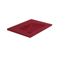 Flaminia Bloom 70 Vegghengt Servant 72x51,5 cm, m/overl&#248;p, Rosso Rubens