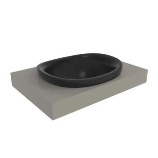 Flaminia IO Nedfelt Servant 60x50,4 cm, Carbone