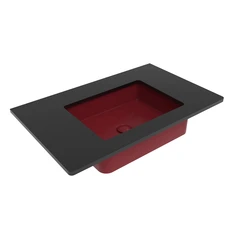 Flaminia Miniwash 48 Underlimt Servant 48x36 cm, Rosso Rubens