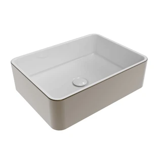 Flaminia Miniwash 48 Servant 48x33 cm, Metal Platinum