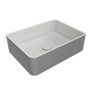 Flaminia Miniwash 48 Servant 48x33 cm, Silver White