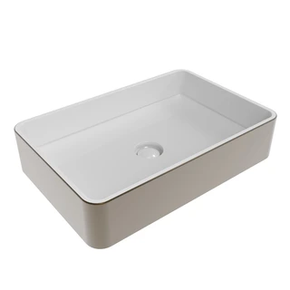 Flaminia Miniwash 60 Servant 60x40 cm, Metal Platinum