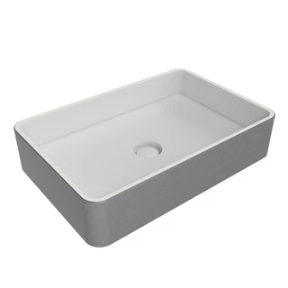 Flaminia Miniwash 60 Servant 60x40 cm, Silver White