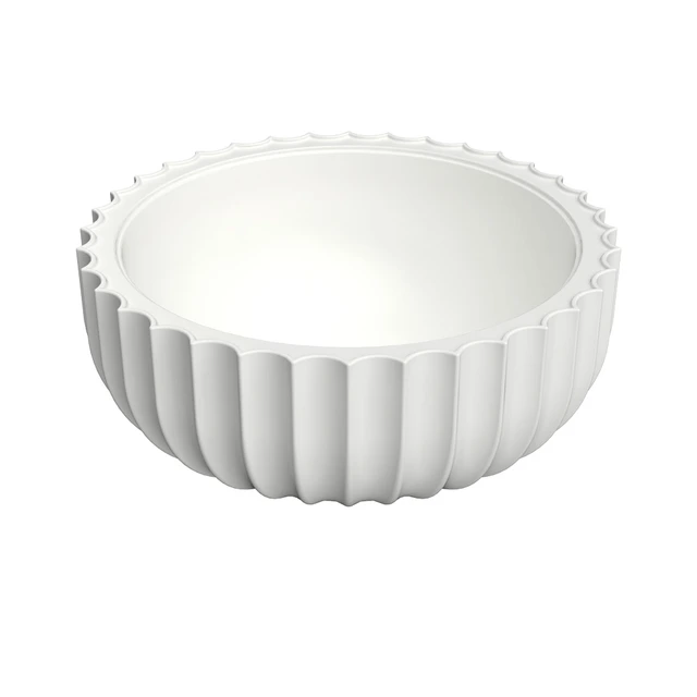 Flaminia Settecento Toppmontert Servant 50 cm, Milky White 