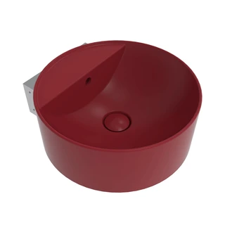 Flaminia Twinset Slim Vegghengt Servant 42 cm, Rosso Rubens