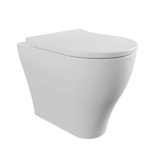 Flaminia App BTW Toalett 52x36 cm, goclean, White