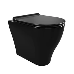 Flaminia App BTW Toalett 52x36 cm, goclean, Black