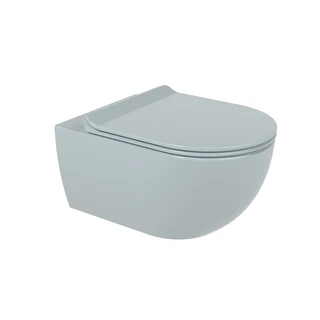 Flaminia App Vegghengt Toalett 54x36 cm, gosilent, Azzurro Polvere