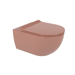 Flaminia App Vegghengt Toalett 54x36 cm, gosilent, Terracotta