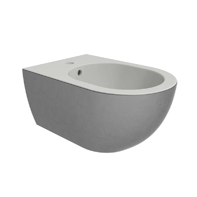 Flaminia App Vegghengt Bidé 54x36 cm, Silver White 