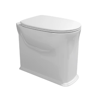 Flaminia Madre BTW Toalett 54x36 cm, goclean, White