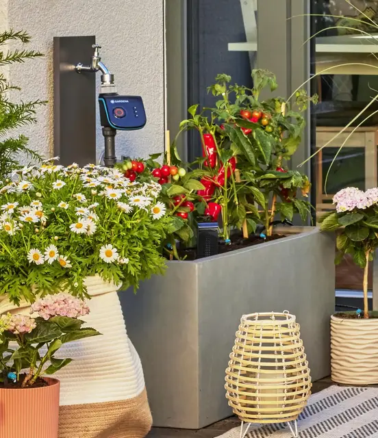 Gardena Micro-Drip Terrasse Vanningssett (30 planter) 