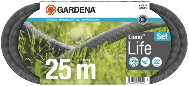 Gardena Hageslange Tekstil Liano™ Life 13 mm (1/2"), 25 m Set 