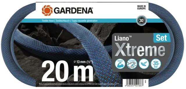Gardena Hageslange Tekstil Liano™ Xtreme 20 m Sett 