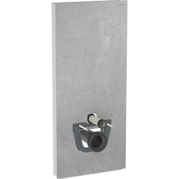 Geberit Monolith Plus Modul, 114 cm Til vegghengt toalett, Betongstruktur 