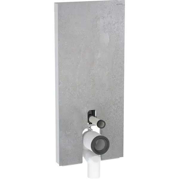 Geberit Monolith Plus Modul, 114 cm Til gulvstående toalett, Betongstruktur 