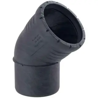 Geberit Silent-Pro Bend m/1 muffe 110 mm x 45°
