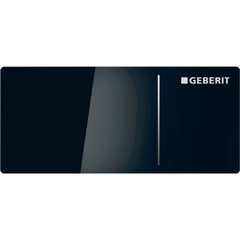 Geberit Omega70 Betjeningsplate Sort / Glass