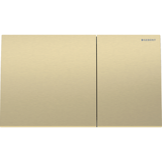 Geberit Sigma70 Betjeningsplate Messing/Børstet, Easy-to-clean-belegg