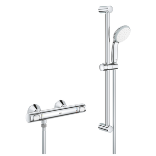 Grohe Precision Flow Dusjpakke Med dusjgarnityr, Krom