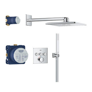 Grohe Precision Smartcontrol Dusjpakke For innbygning, 3 uttak, Krom