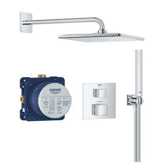 Grohe Precision Cube Dusjpakke For innbygning, Krom