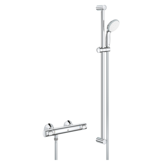 Grohe Precision Dusjpakke Med termostat, Krom