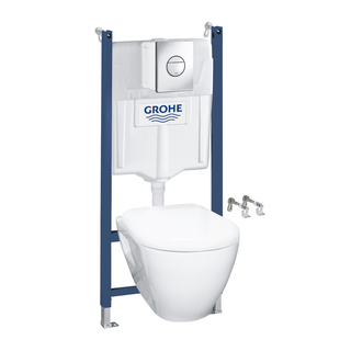 Grohe Solido Compact Toalettpakke Med sisterne og trykknapp