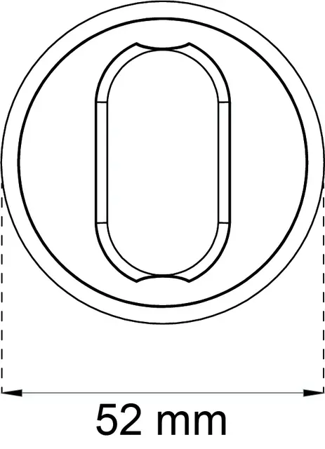 Habo Sylinderskilt Universal Sort 