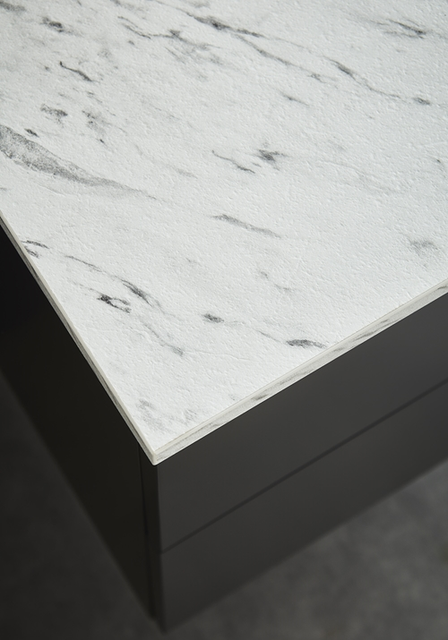 Hafa Benkeplate 900 90x46,2 cm, Uten hull, Hvit Marmor 