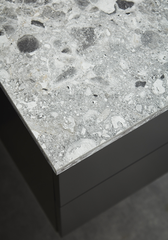 Hafa Benkeplate 1200 120x46,2 cm, Uten hull, Gr&#229; Terrazzo