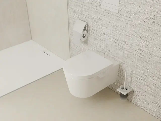 Hansgrohe EluPura S Toalettpakke U/skyllekant, Sete, HygieneEffect, Hvit 