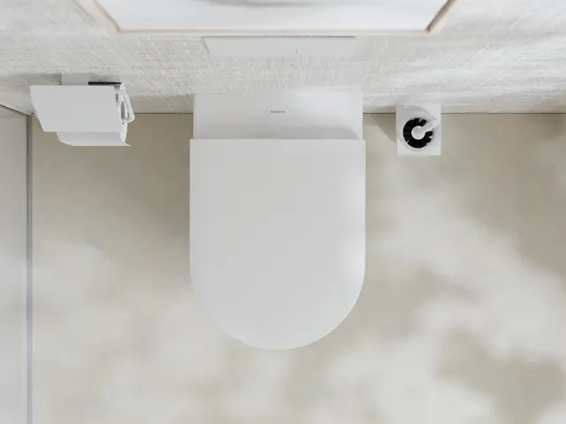 Hansgrohe EluPura S Toalettpakke U/skyllekant, Sete, HygieneEffect, Hvit 