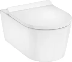 Hansgrohe EluPura S Slim Toalettpakke U/skyllekant, Sete, HygieneEffect, Hvit