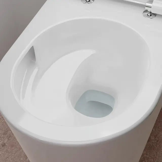 Hansgrohe EluPura S Slim Toalettpakke U/skyllekant, Sete, HygieneEffect, Hvit 