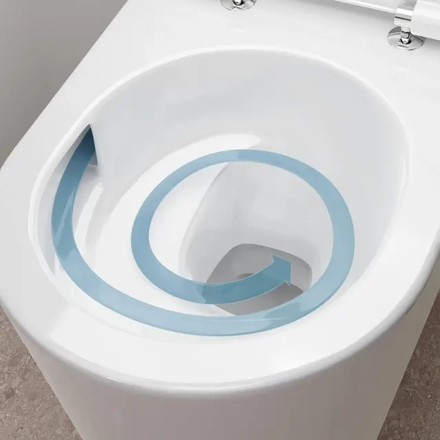 Hansgrohe EluPura S Slim Toalettpakke U/skyllekant, Sete, HygieneEffect, Hvit 