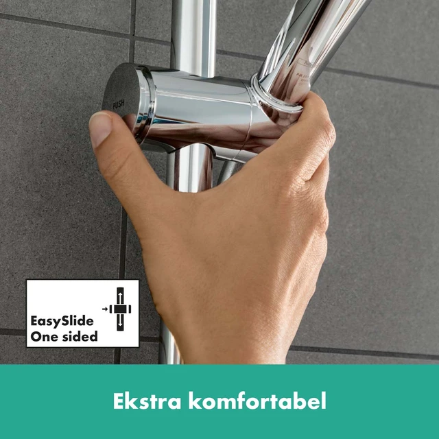 Hansgrohe Rainfinity Dusjsett Ø130 mm, 3 stråletyper, Krom 