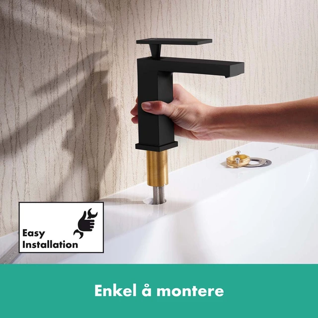 Hansgrohe Tecturis E Servantarmatur Sort Matt 