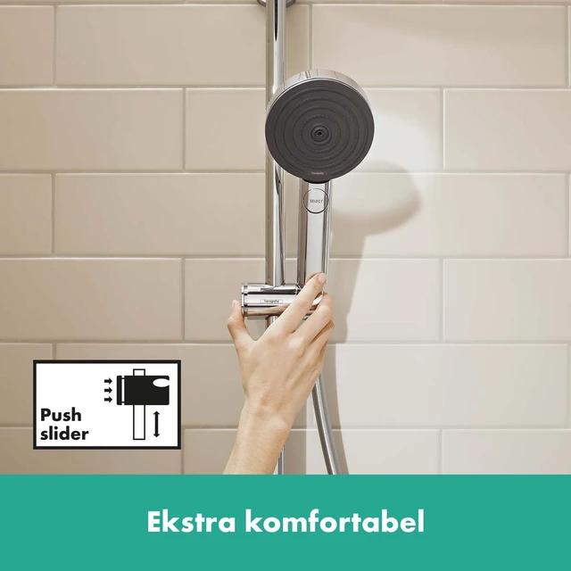 Hansgrohe Pulsify Showerpipe 260 1jet Ø260 mm, m/ShowerTablet Select, Krom 