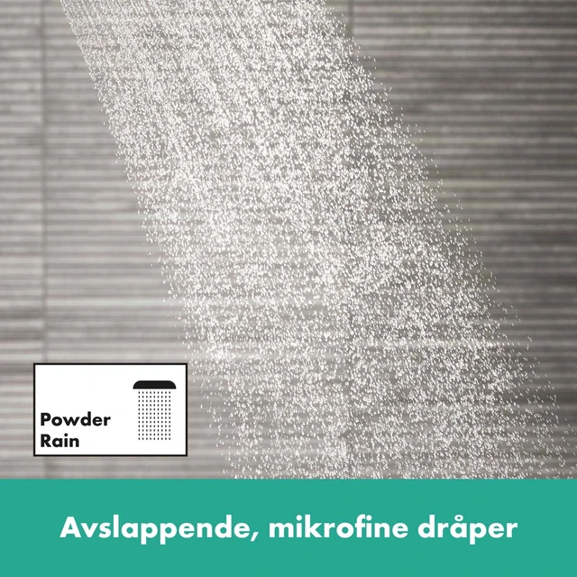 Hansgrohe Pulsify S Showerpipe Ø260 cm, 1 stråletype, Sort Matt 