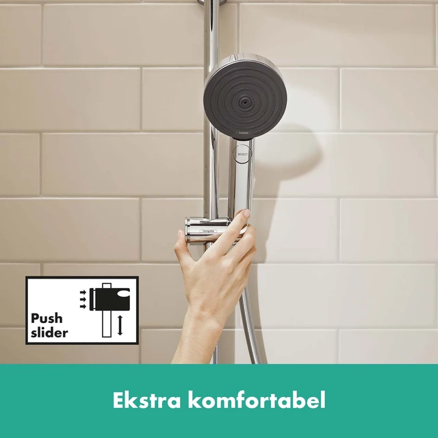 Hansgrohe Pulsify S Showerpipe Ø260 cm, 1 stråletype, Krom 