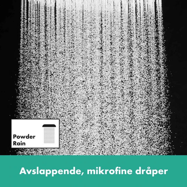Hansgrohe Rainfinity Showerpipe Ø360 cm, 1 stråletype, Krom 