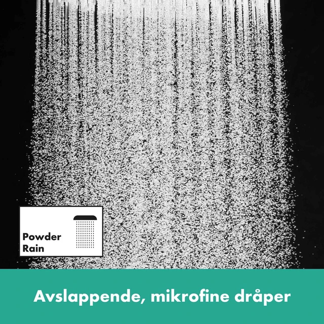 Hansgrohe Rainfinity Showerpipe Ø260 cm, 1 stråletype, Sort Matt 