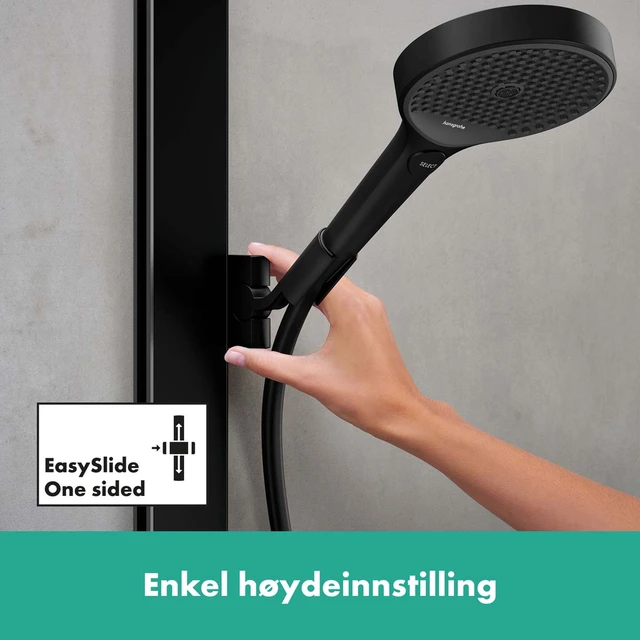 Hansgrohe Rainfinity Showerpipe Ø260 cm, 1 stråletype, Sort Matt 