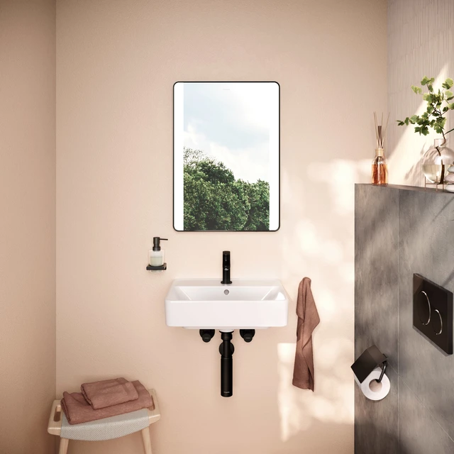 Hansgrohe Xanuia Q Vegghengt Servant 50x39 cm, m/1 bl.hull, m/ol, Hvit 