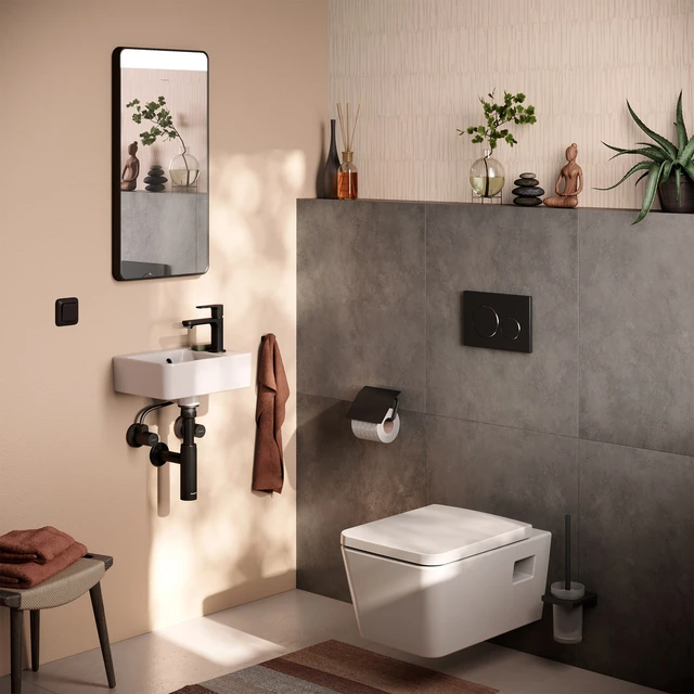 Hansgrohe EluPura Q Vegghengt Toalett 36x54 cm, u/skyllekant, Hvit 